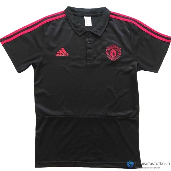 Polo Manchester United 2017-18 Negro Marino Rojo